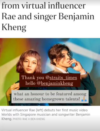 Rae x The Straits Times online