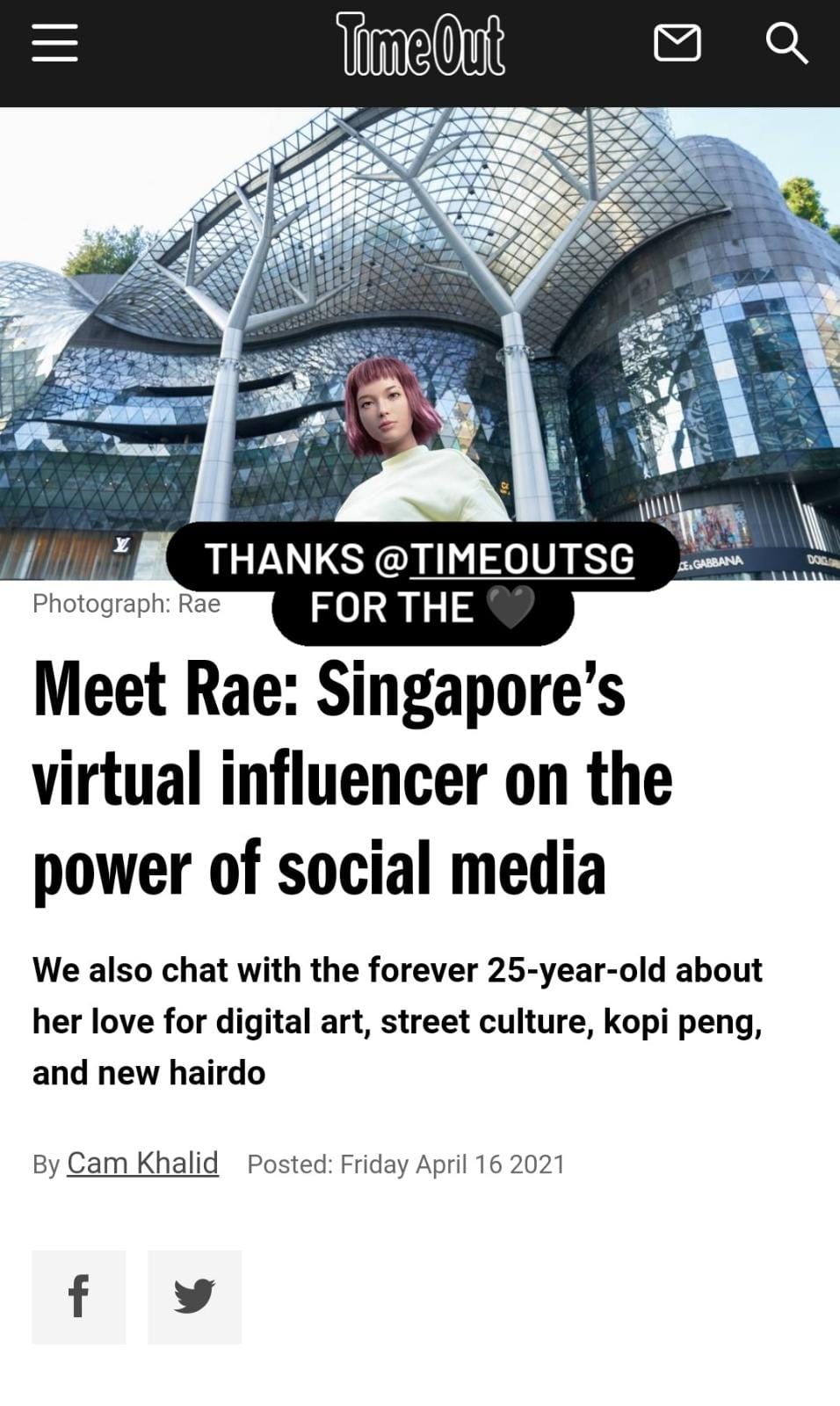 Rae x TimeOut